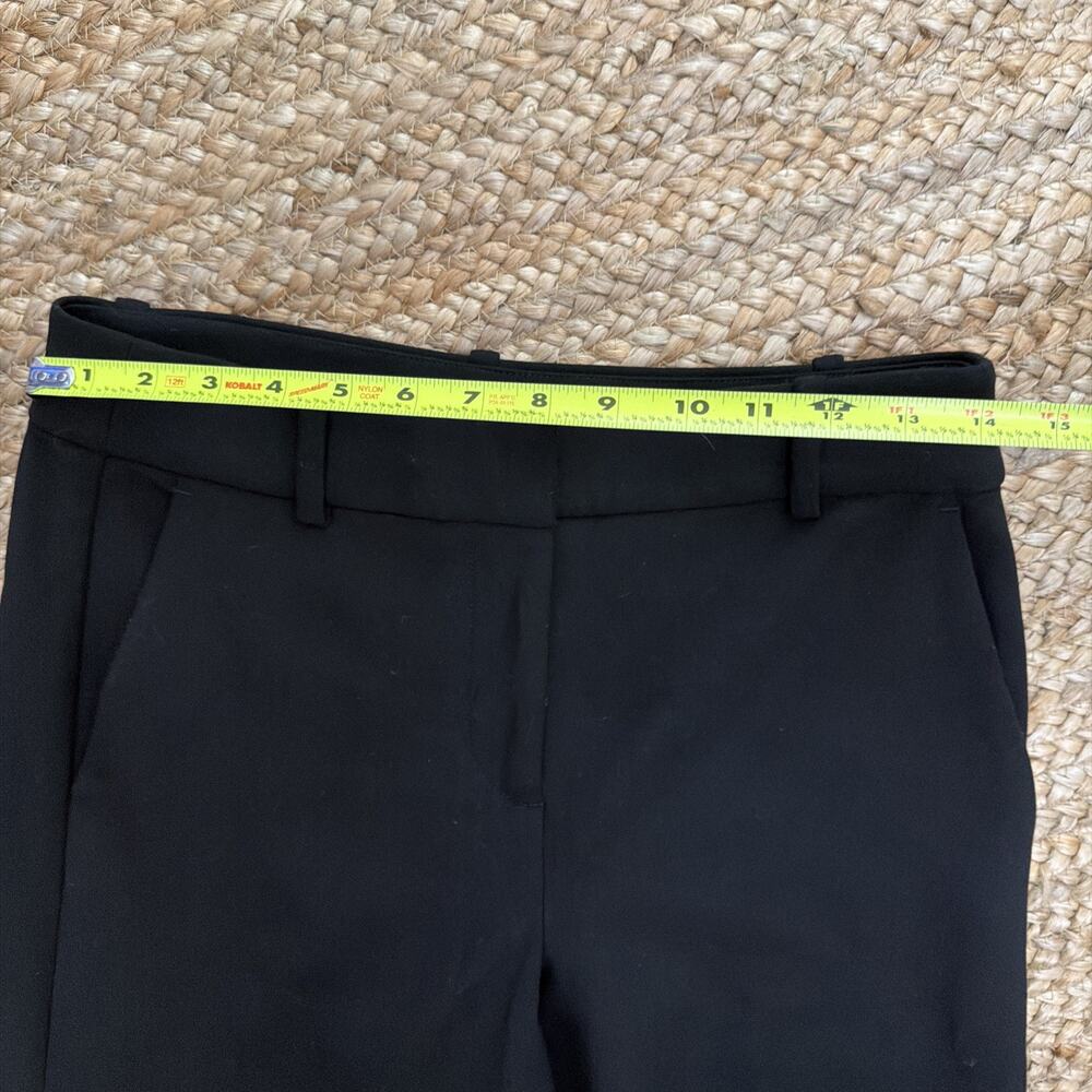 J.Crew Black Dress Wide Leg Pants Stretch Tailored Workwear Trousers Sz 6 - Picture 3 of 6